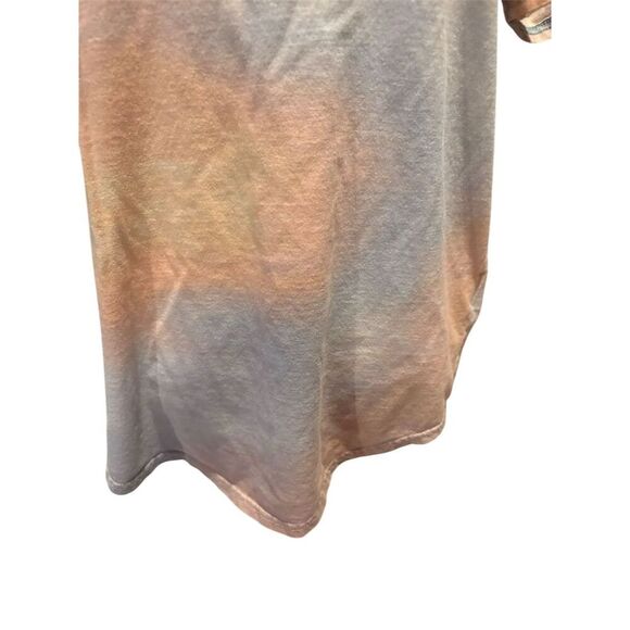 Hollister Women's Ombré Orange Crew Neck T-Shirt Size L Casual - Picture 4 of 8